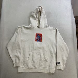 Jabbawockeez Hoodie Mens Over Sized XL White Long Sleeve Pullover Sweatshirt